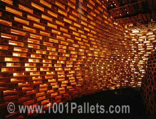 1300 Pallets Pavilion by Matthias Loebermann Pallet Sheds, Cabins, Huts & Playhouses 1300 Pallets Pavilion by Matthias Loebermann Pallet Sheds, Cabins, Huts & Playhouses
