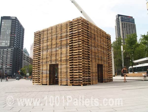 800 Pallets Installation by Justin Duchesneau & Phil Allard Pallet Store, Bar & Restaurant Decorations 800 Pallets Installation by Justin Duchesneau & Phil Allard Pallet Store, Bar & Restaurant Decorations
