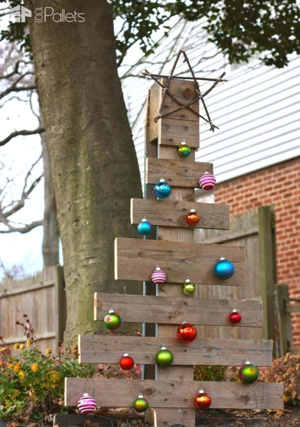 Branch-starred Pallet Christmas Tree Pallet Home Accessories Branch-starred Pallet Christmas Tree Pallet Home Accessories