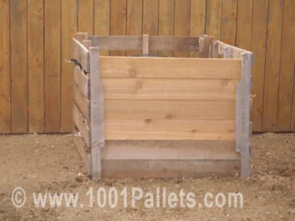 Pallet Compost Bin Pallet Planters & Compost Bins Pallet Compost Bin Pallet Planters & Compost Bins
