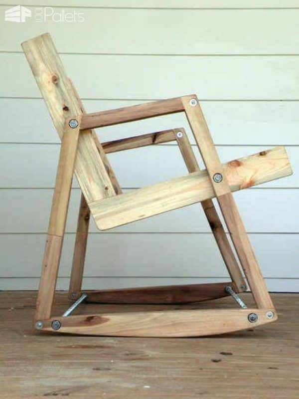 Pallet Rocking Chair Pallet Benches, Pallet Chairs & Stools 