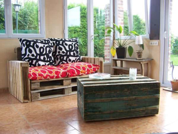 Raw Pallet Sofa Pallet Sofas & Couches 