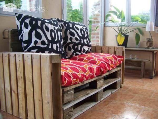 Raw Pallet Sofa Pallet Sofas & Couches 