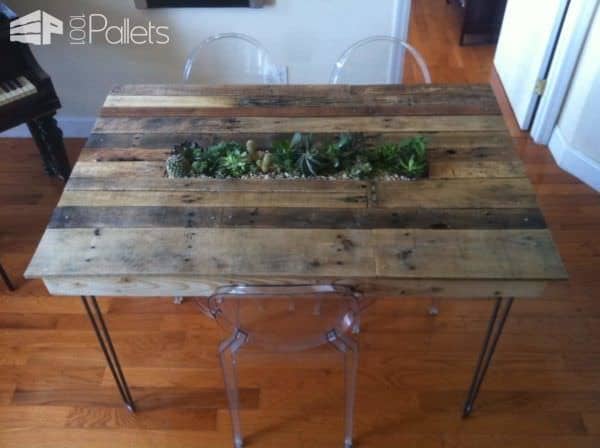 Pallet Succulent Table Pallet Desks & Pallet Tables Pallet Succulent Table Pallet Desks & Pallet Tables