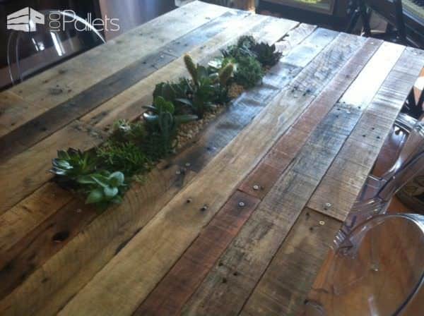 Pallet Succulent Table Pallet Desks & Pallet Tables Pallet Succulent Table Pallet Desks & Pallet Tables