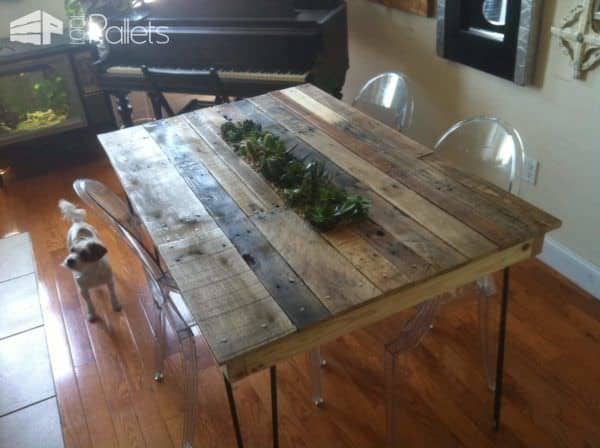 Pallet Succulent Table Pallet Desks & Pallet Tables Pallet Succulent Table Pallet Desks & Pallet Tables