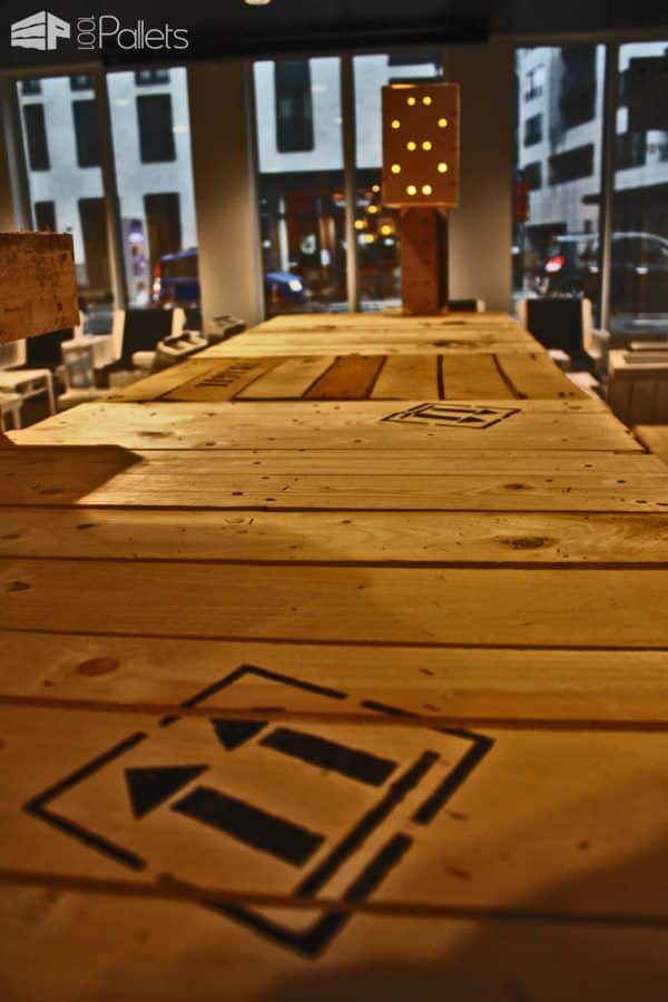 Pallets Installation Pallet Store, Bar & Restaurant Decorations Pallets Installation Pallet Store, Bar & Restaurant Decorations