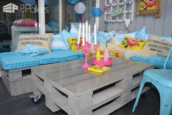 Terrace Lounge From Recycled Pallets Lounges & Garden Sets Pallet Terraces & Pallet Patios Terrace Lounge From Recycled Pallets Lounges & Garden Sets Pallet Terraces & Pallet Patios