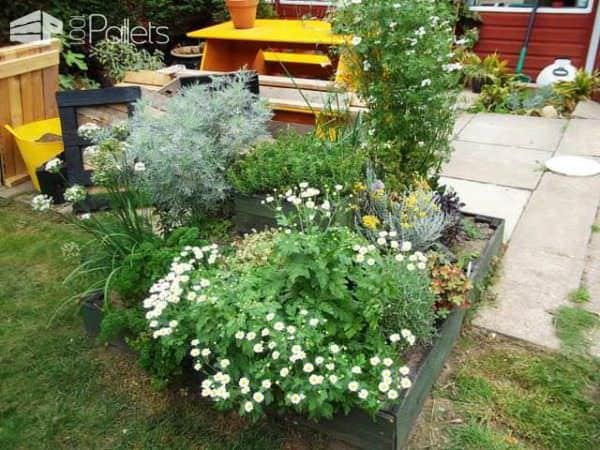 Three Tiered Pallet Herb Planter Pallet Planters & Compost Bins Three Tiered Pallet Herb Planter Pallet Planters & Compost Bins