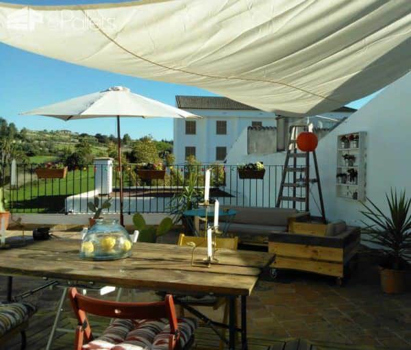 La Precaria: Pallet Outdoor Kitchen Lounges & Garden Sets La Precaria: Pallet Outdoor Kitchen Lounges & Garden Sets