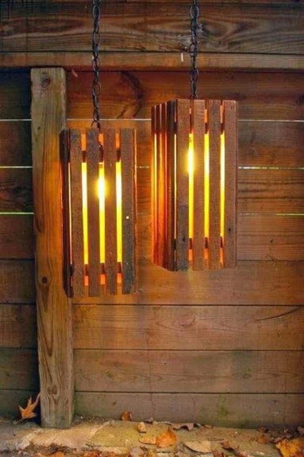Old Wood Pallets Lamps Pallet Lamps & Lights 