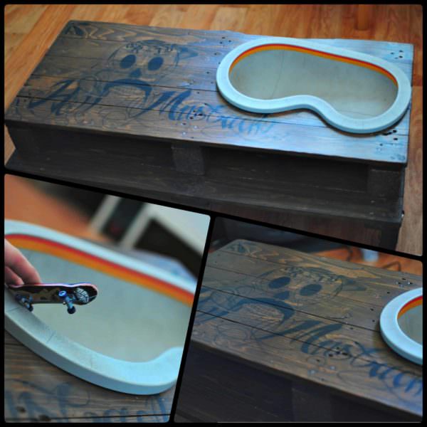 Pallet Coffee Fingerskate Table Pallet Coffee Tables 