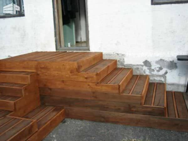 Terrace Made of 163 Recycled Pallets Pallet Terraces & Pallet Patios Terrace Made of 163 Recycled Pallets Pallet Terraces & Pallet Patios