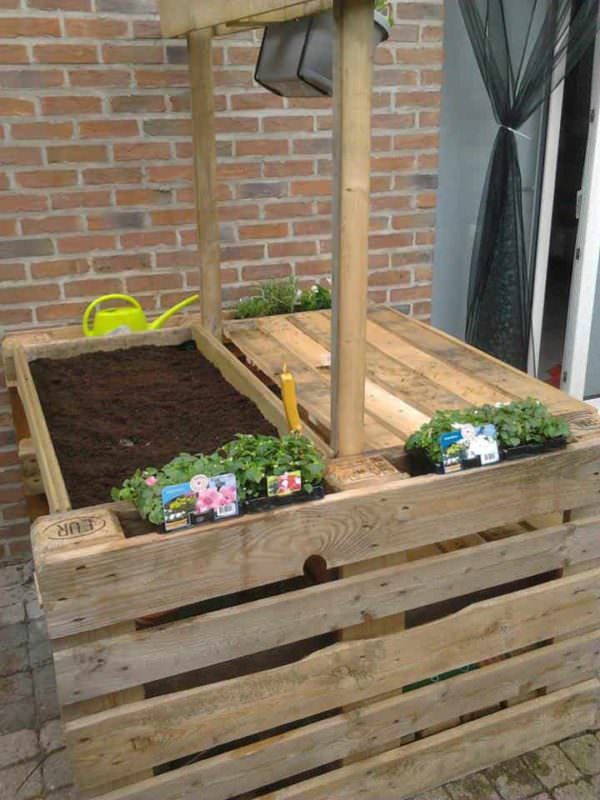 Kruidenbak (Pallet Planter) Pallet Planters & Compost Bins 