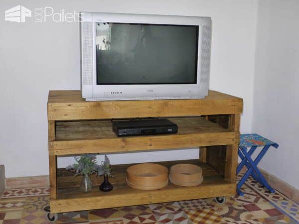 Pallet Tv Stand Pallet TV Stands & Racks 