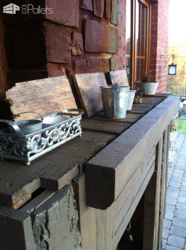 Rustic Pallet Outdoor Fireplace Faux Surround Pallet Terraces & Pallet Patios Rustic Pallet Outdoor Fireplace Faux Surround Pallet Terraces & Pallet Patios