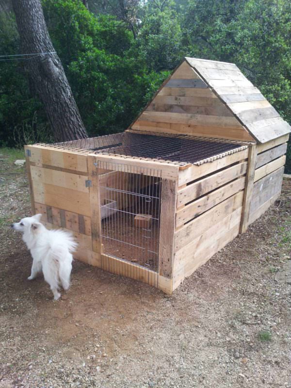 Maisonnette Pour Lapin / Pallet Rabbit’s House Animal Pallet Houses & Pallet Supplies Maisonnette Pour Lapin / Pallet Rabbit’s House Animal Pallet Houses & Pallet Supplies