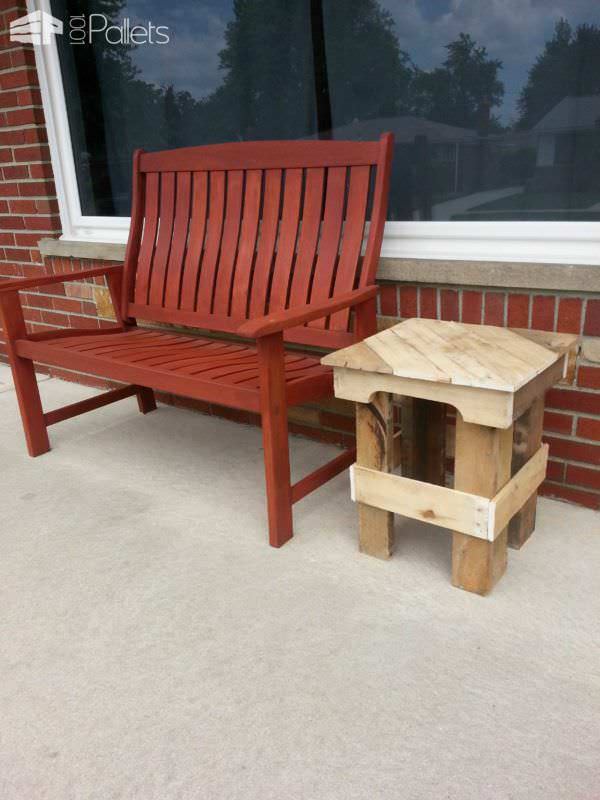 Pallet End Table Pallet Desks & Pallet Tables Pallet End Table Pallet Desks & Pallet Tables