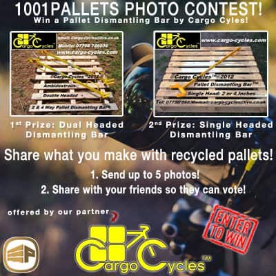 1001pallets Contest: Win a Pallet Dismantling Bar by Cargo Cycles Pallet Floors & Decks 1001pallets Contest: Win a Pallet Dismantling Bar by Cargo Cycles Pallet Floors & Decks