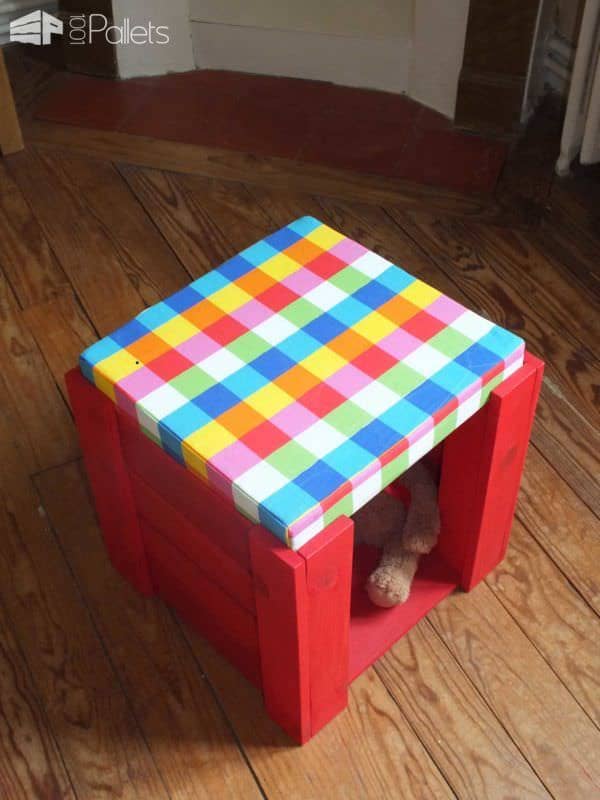 Kid’s Stools To Play & Seat Fun Pallet Crafts for Kids Pallet Benches, Pallet Chairs & Stools Kid’s Stools To Play & Seat Fun Pallet Crafts for Kids Pallet Benches, Pallet Chairs & Stools
