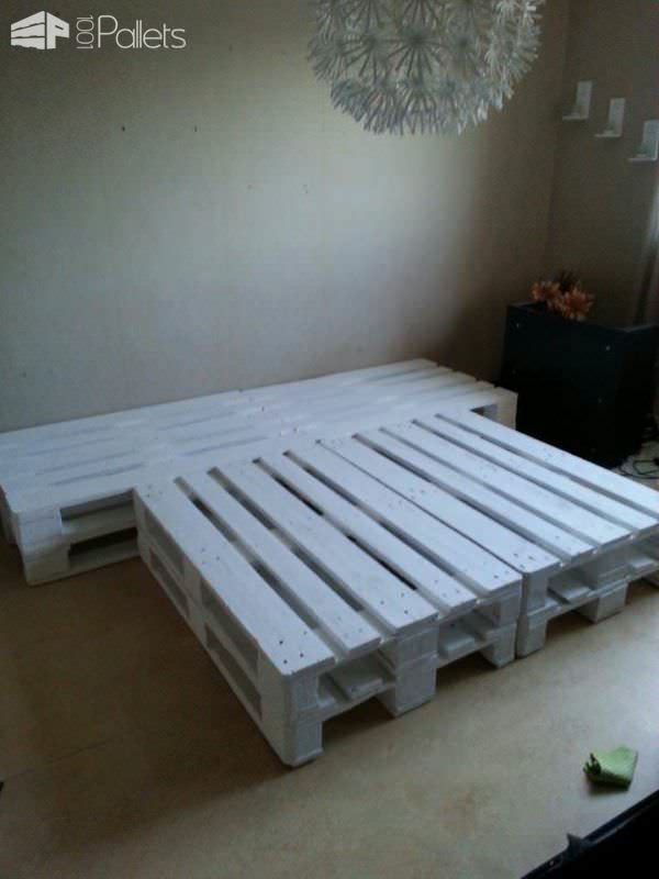 Pallet Bed Made Out Of Repurposed Wooden Pallets Pallet Beds, Pallet Headboards & Frames Pallet Bed Made Out Of Repurposed Wooden Pallets Pallet Beds, Pallet Headboards & Frames
