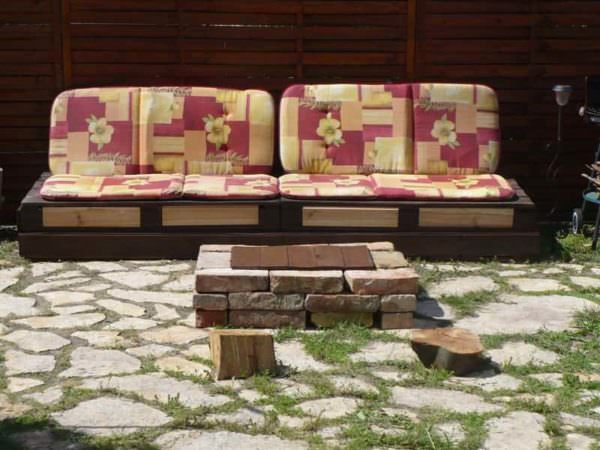Pallets Outdoor Sofa Pallet Sofas & Couches 