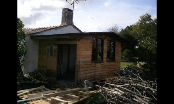Shed Made Of 42 Recycled Wooden Pallets Pallet Sheds, Cabins, Huts & Playhouses 