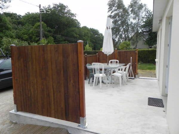 Terrace Pallet Fence Pallet Fences Terrace Pallet Fence Pallet Fences
