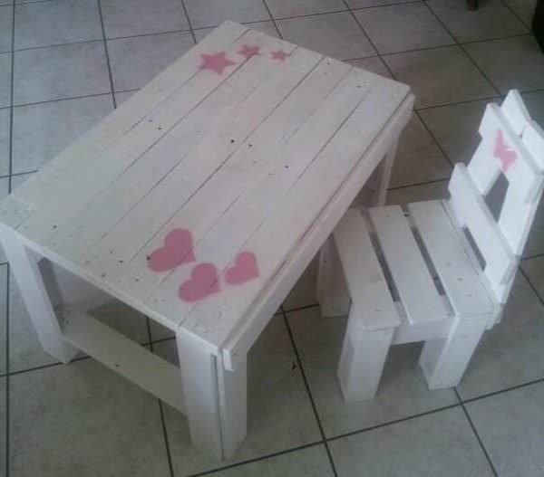 Toddler Chair & Table Made Out Of Repurposed Pallets Fun Pallet Crafts for Kids Toddler Chair & Table Made Out Of Repurposed Pallets Fun Pallet Crafts for Kids
