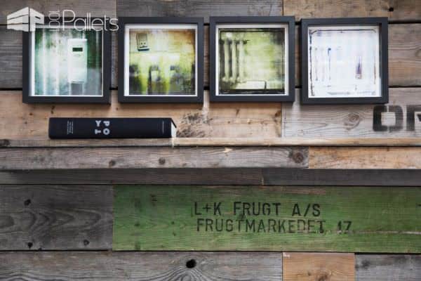 Wall Decoration Made From Pallet Sides Pallet Walls & Pallet Doors Wall Decoration Made From Pallet Sides Pallet Walls & Pallet Doors