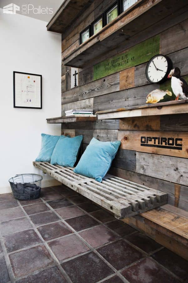 Wall Decoration Made From Pallet Sides Pallet Walls & Pallet Doors Wall Decoration Made From Pallet Sides Pallet Walls & Pallet Doors