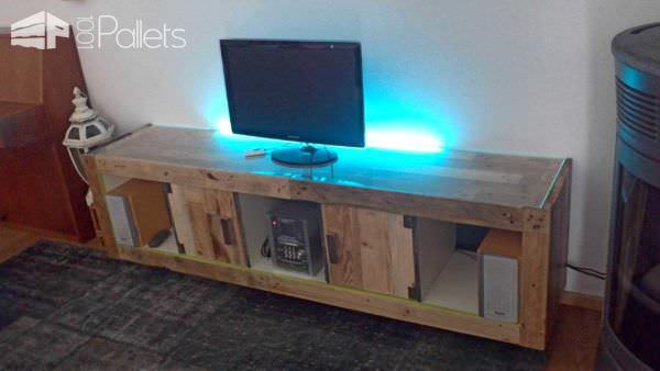 Ikea Hacking With Pallets: Expedit Pallet TV Stands & Racks Ikea Hacking With Pallets: Expedit Pallet TV Stands & Racks