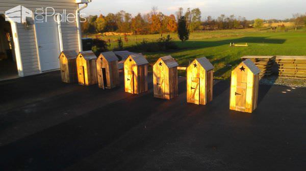Mini Outhouses Made With Repurposed Pallets Pallet Sheds, Cabins, Huts & Playhouses Mini Outhouses Made With Repurposed Pallets Pallet Sheds, Cabins, Huts & Playhouses