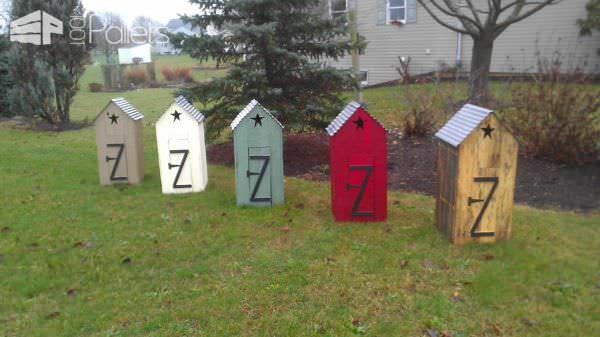 Mini Outhouses Made With Repurposed Pallets Pallet Sheds, Cabins, Huts & Playhouses Mini Outhouses Made With Repurposed Pallets Pallet Sheds, Cabins, Huts & Playhouses
