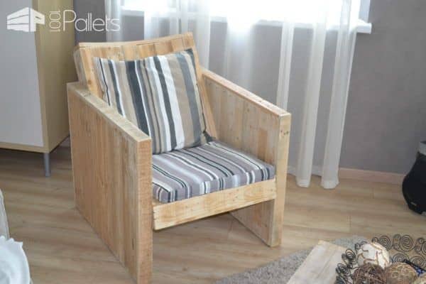 Pallet Club Armchair Pallet Benches, Pallet Chairs & Stools 