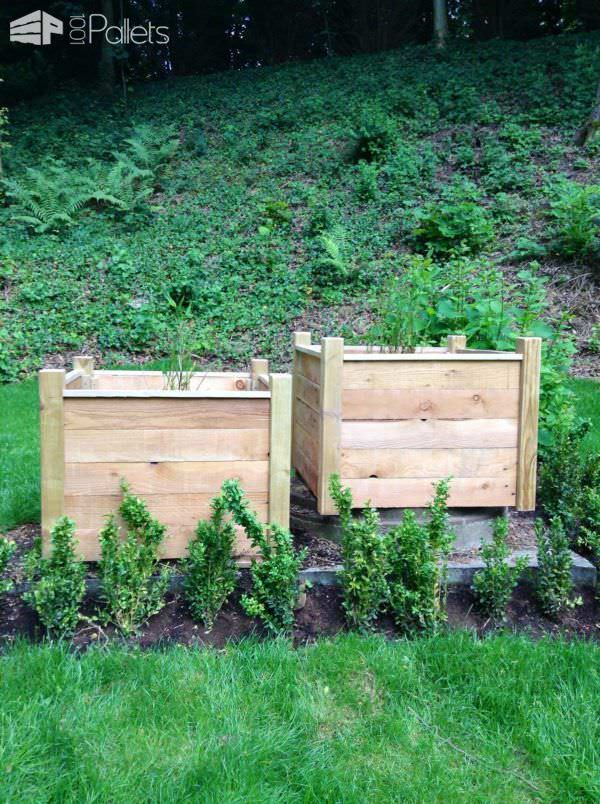 Pallet Planter Pallet Planters & Compost Bins 