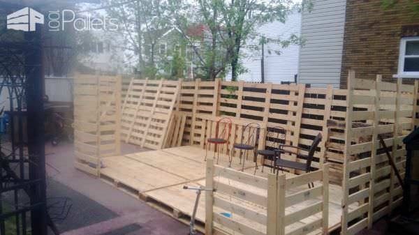 Pavilion Made From Recycled Pallets Pallet Sheds, Cabins, Huts & Playhouses Pavilion Made From Recycled Pallets Pallet Sheds, Cabins, Huts & Playhouses