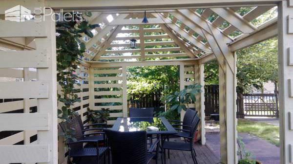 Pavilion Made From Recycled Pallets Pallet Sheds, Cabins, Huts & Playhouses Pavilion Made From Recycled Pallets Pallet Sheds, Cabins, Huts & Playhouses