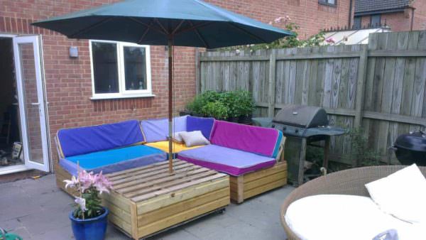 Garden Patio Sofa Set Made Out Of Recycled Pallets Lounges & Garden Sets Garden Patio Sofa Set Made Out Of Recycled Pallets Lounges & Garden Sets