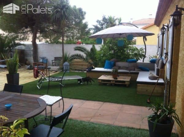 My Backyard Out of 13 Recycled Pallets Lounges & Garden Sets My Backyard Out of 13 Recycled Pallets Lounges & Garden Sets