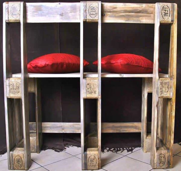 Pallet Bench Project: Sturdy High Bench Made From Salvaged & Re-purposed Pallets Pallet Benches, Pallet Chairs & Stools Pallet Bench Project: Sturdy High Bench Made From Salvaged & Re-purposed Pallets Pallet Benches, Pallet Chairs & Stools