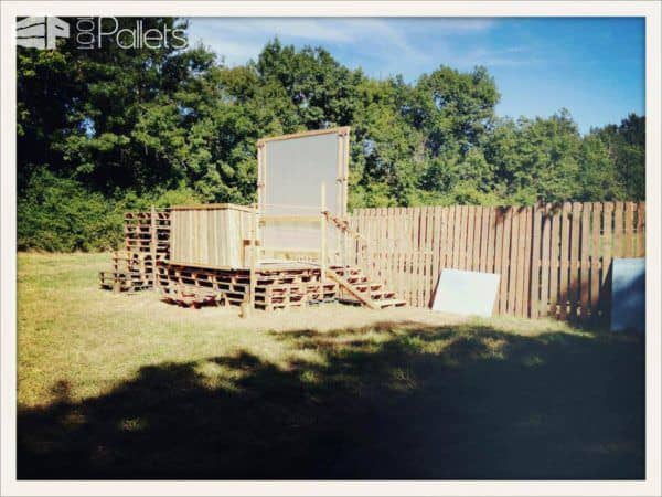 Pallets For A Dj Scene At A Garden Party Pallet Terraces & Pallet Patios Pallets For A Dj Scene At A Garden Party Pallet Terraces & Pallet Patios