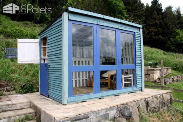 Beautiful Pallet Shed / Summerhouse Pallet Sheds, Cabins, Huts & Playhouses Beautiful Pallet Shed / Summerhouse Pallet Sheds, Cabins, Huts & Playhouses