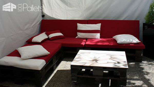 Garden Pallets Lounge / Canapé De Jardin Lounges & Garden Sets Garden Pallets Lounge / Canapé De Jardin Lounges & Garden Sets