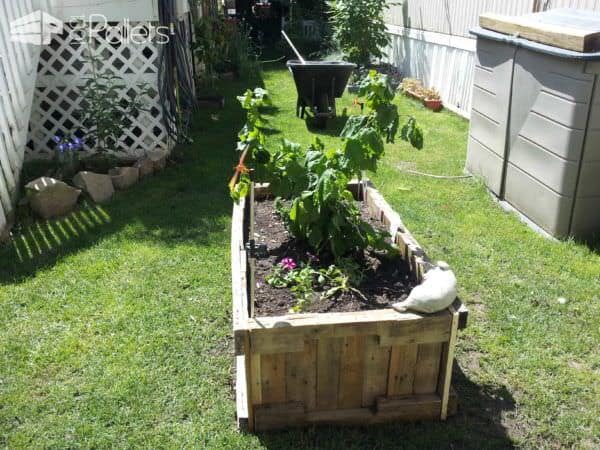 Pallet Raised Planter Pallet Planters & Compost Bins 
