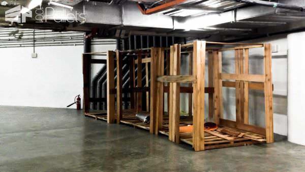The Rogue Bookcase Out Of Pallet Wood Pallet Bookcases & Bookshelves 