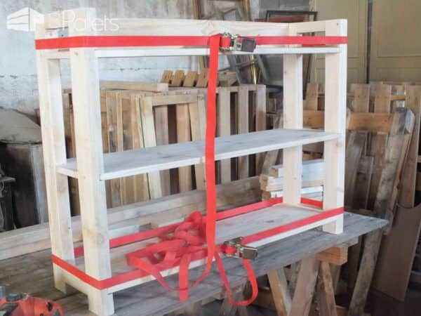 Une Console En Bois De Palette / Wooden Pallet Console Pallet Cabinets & Wardrobes Une Console En Bois De Palette / Wooden Pallet Console Pallet Cabinets & Wardrobes