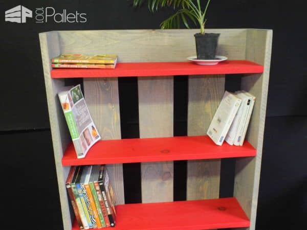 Wooden Pallet Shelf / Bibliothèque Etagère En Bois De Palette Pallet Bookcases & Bookshelves Wooden Pallet Shelf / Bibliothèque Etagère En Bois De Palette Pallet Bookcases & Bookshelves