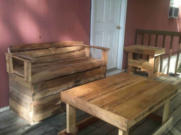 Outdoor Pallets Lounge For My Terrace Lounges & Garden Sets Outdoor Pallets Lounge For My Terrace Lounges & Garden Sets