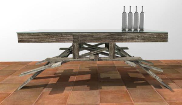 Leona Table + 1452 Chair Pallet Furniture Leona Table + 1452 Chair Pallet Furniture
